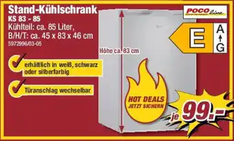 Poco POCO line Stand-Kühlschrank KS 83-85 Angebot