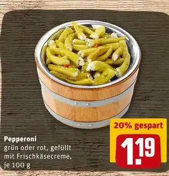 REWE Pepperoni Angebot