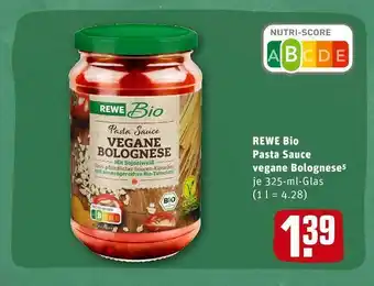 REWE Rewe bio pasta sauce vegane bolognese Angebot