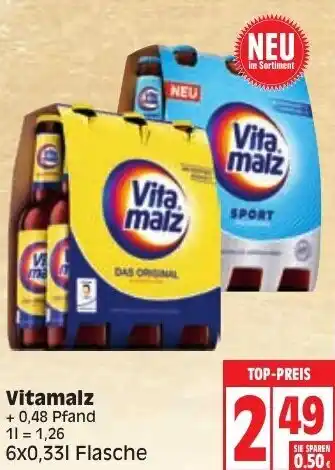 Edeka Vitamalz 6x0,33L Angebot