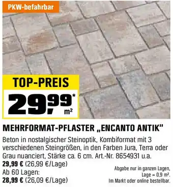 OBI Mehrformat-pflaster ,,encanto antik" Angebot