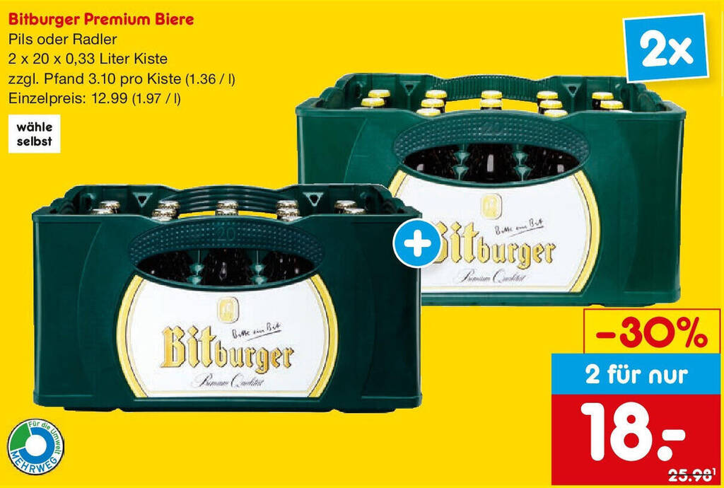 Faszinierend Bitburger Angebot Netto Ebenbild
