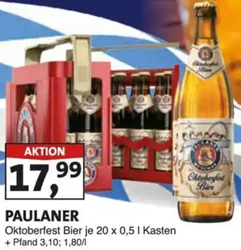 Lösch Depot PAULANER Oktoberfest Bier 20x0,5 L Kasten Angebot