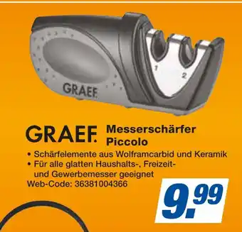 expert Techno Land GRAEF Messerschärfer Piccolo Angebot