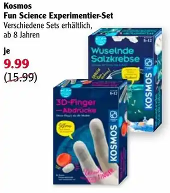 Globus Kosmos Fun Science Experimentier-Set Angebot