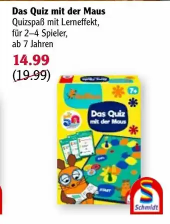 Globus Das Quiz mit der Maus Angebot