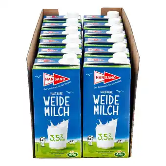 Netto Marken-Discount Hansano haltbare Weidemilch 3,5% 1 Liter, 12er Pack Angebot