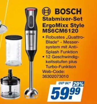 HEM Expert BOSCH Stabmixer-Set ErgoMixx Style MS6CM6120 Angebot