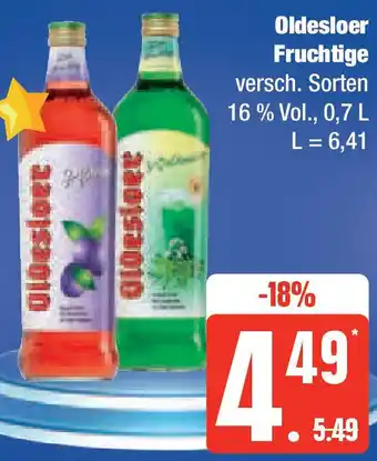 Edeka Oldesloer Fruchtige 0,7 L Angebot