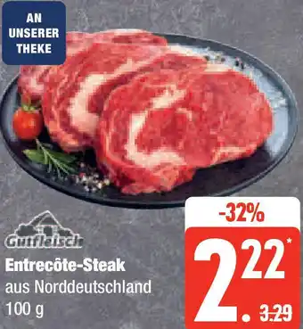 Edeka Gutfleisch Entrecôte-Steak 100 g Angebot