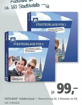 Pfennigpfeiffer Hotelbox Städteurlaub Angebot