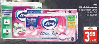 Edeka Zewa Ultra Toilettenpapier Angebot
