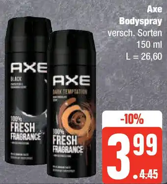 Edeka Axe Bodyspray 150 ml Angebot