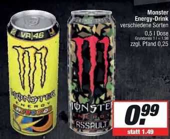 L. STROETMANN GROSSMARKT Monster Energy-Drink 0,5 l Angebot