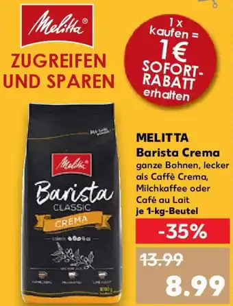 Kaufland MELITTA Barista Crema 1 kg Angebot