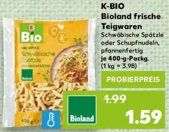 Kaufland K-BIO Bioland frische Teigwaren 400 g Angebot