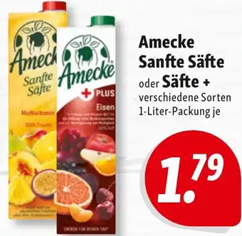 Nah & Frisch Amecke Sanfte Säfte oder Säfte + 1 L Angebot