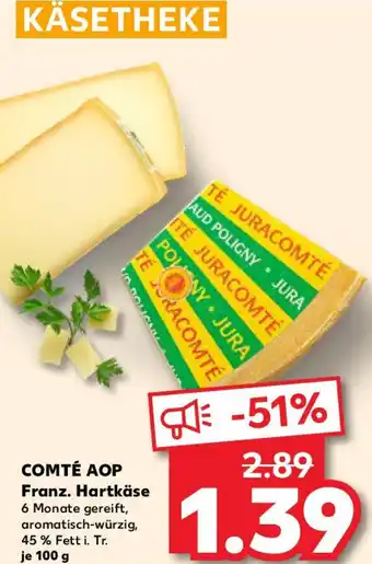 Kaufland COMTÉ AOP Franz. Hartkäse 100 g Angebot