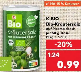 Kaufland K-BIO Bio-Kräutersalz 150 g Angebot