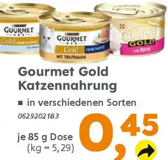 Globus Baumarkt Gourmet Gold Katzennahrung Angebot