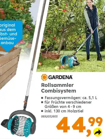 Globus Baumarkt GARDENA Rollsammler Combisystem Angebot