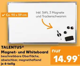 Kaufland TALENTUS Magnet und Whiteboard Angebot