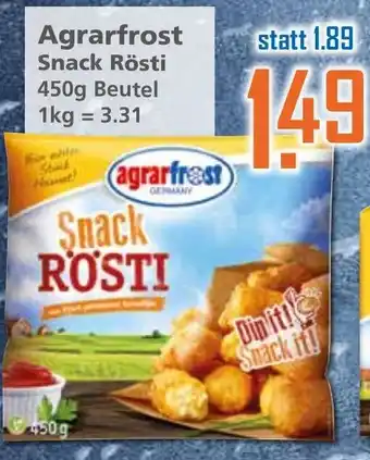 Klaas und Kock Agrarfrost Snack Rösti 450g Beutel Angebot