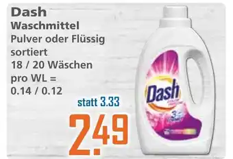 Klaas und Kock Dash Waschmittel Angebot