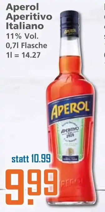 Klaas und Kock Aperol Aperitivo Italiano 0,7L Angebot