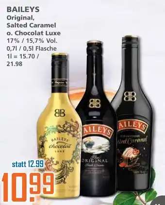 Klaas und Kock Baileys Original, Salted Caramel o. Chocolat Luxe 0,7/0,5L Angebot