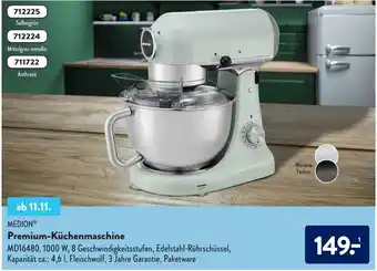 Aldi Süd Medion Premium Küchenmaschine Angebot