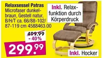 Möbel Boss Relaxsessel Patras Angebot