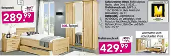 Möbel Boss Schlafzimmer Meran, Drehtürenschrank oder Bettgestell Angebot