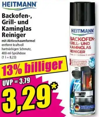 Norma HEITMANN Backofen, Grill und Kaminglas Reiniger 400 ml Angebot