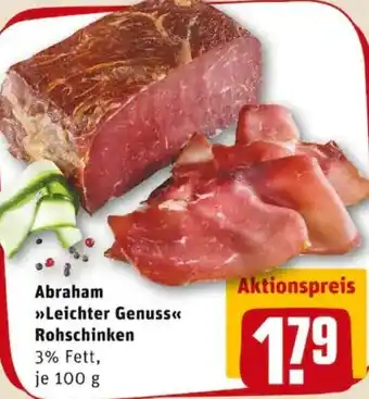 REWE PETZ Abraham Leichter Genuss Rohschinken Angebot