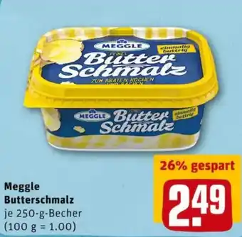 REWE PETZ Meggle Butterschmalz  250g Angebot