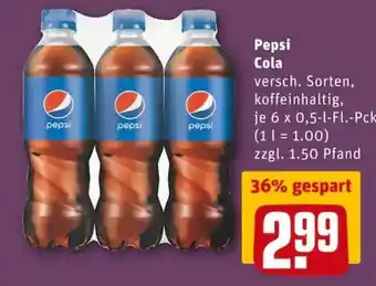 REWE PETZ Pepsi Cola Angebot