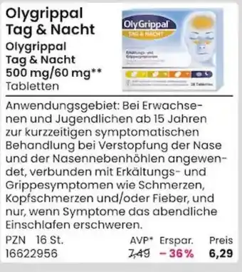 REWE PETZ Olygrippal Tag & Nacht 500 mg/60 mg Angebot