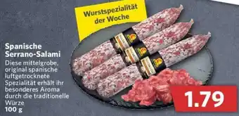 Combi Spanische Serrano Salami 100g Angebot