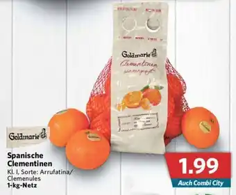 Combi Goldmarie Spanische Clementinen 1kg Angebot