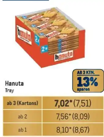 METRO Hanuta Tray Angebot