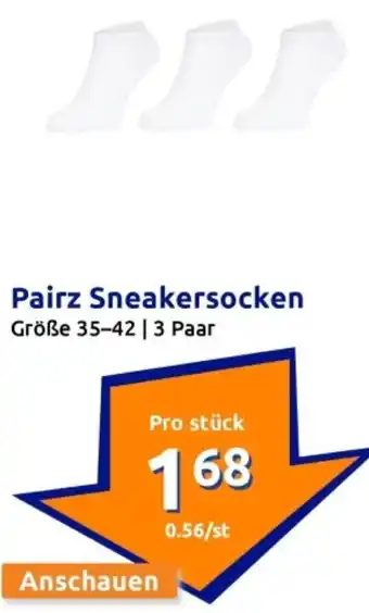 Action Pairz Sneakersocken Angebot