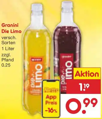 Netto Marken-Discount Granini Die Limo 1 Liter Angebot