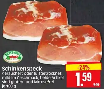 Edeka Herkules Schinkenspeck je 100 g Angebot