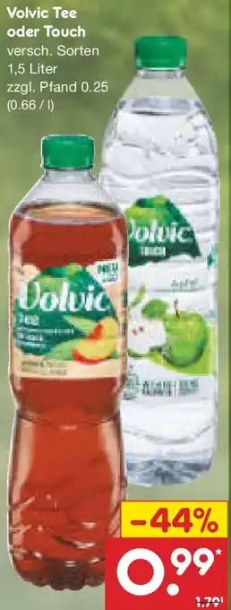 Netto Marken-Discount Volvic Tee oder Touch 1,5 Liter Angebot