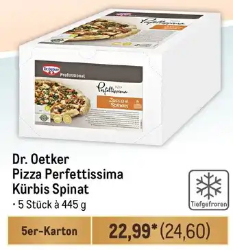 METRO Dr. Oetker Pizza Perfettissima Kürbis Spinat Angebot