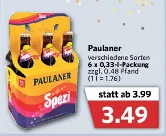 Combi Paulaner 6x0,33L Angebot