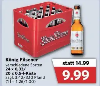 Combi König Pilsener 24x0,33L/20x0,5L Angebot