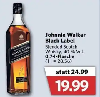 Combi Johnnie Walker Black Label 0,7L Angebot