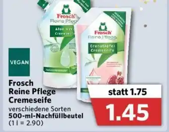 Combi Frosch Reine Pflege Cremeseife 500ml Angebot